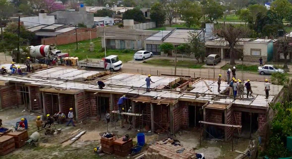 EN VILLA OCAMPO, LAS OBRAS NO PARAN