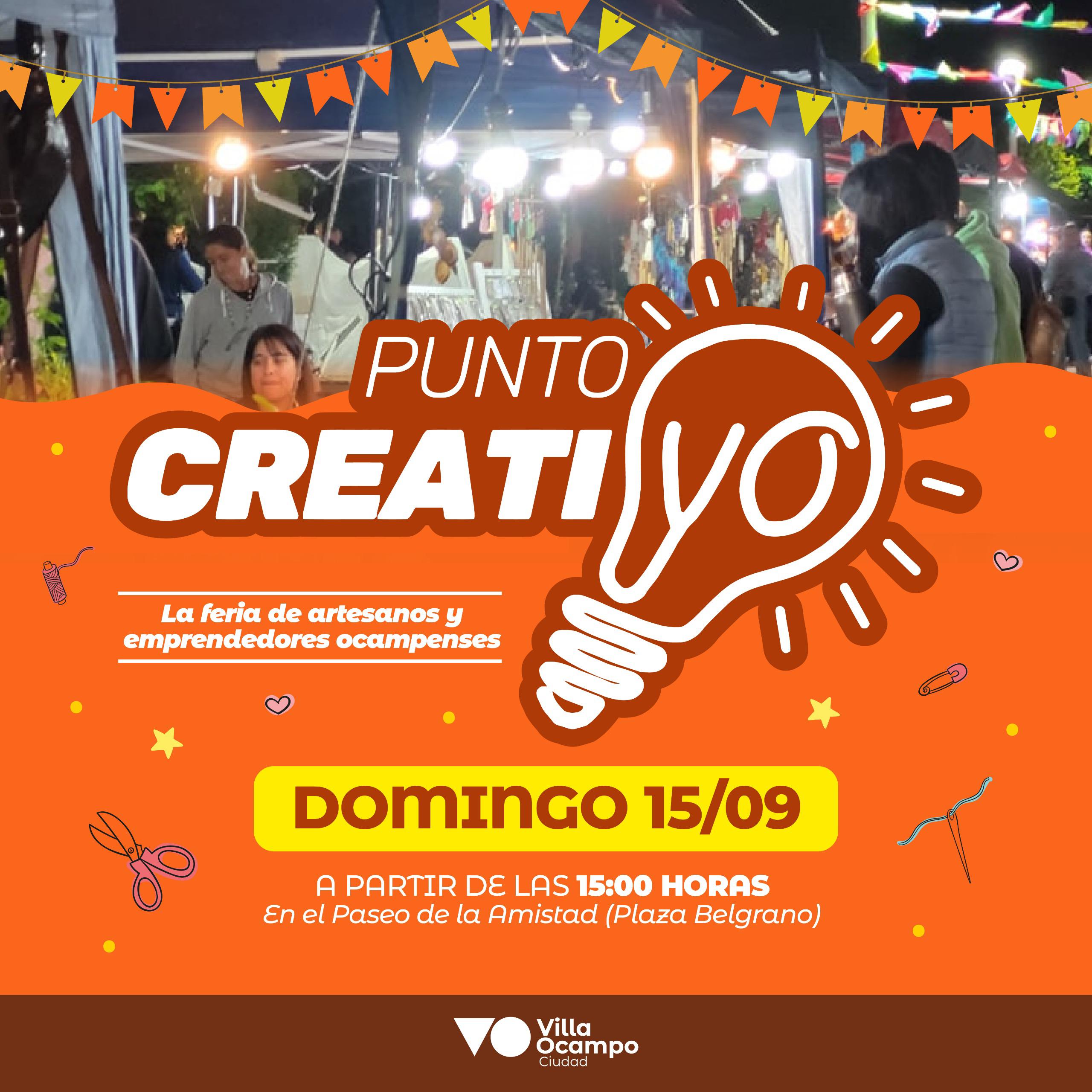 VILLA OCAMPO: NUEVA EDICIÓN DE PUNTO CREATIVO