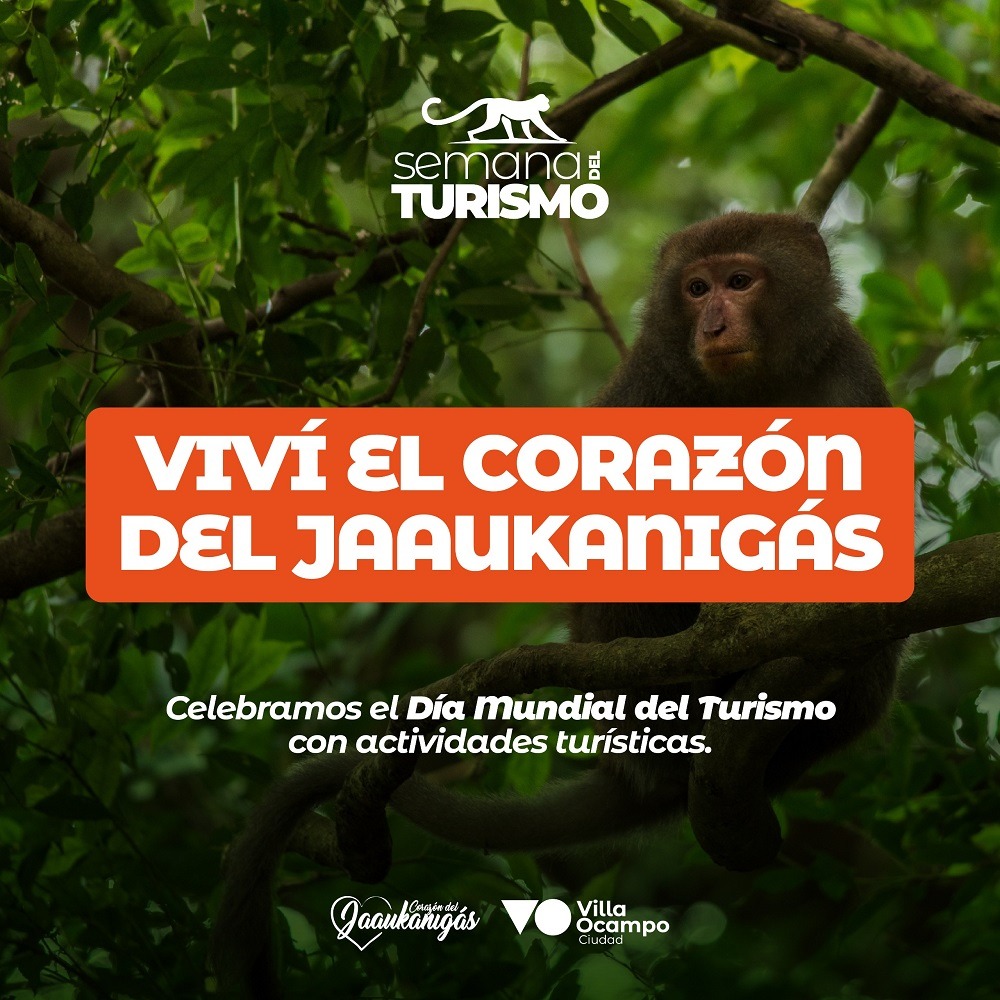 VILLA OCAMPO CELEBRA EL DÍA MUNDIAL DEL TURISMO CON UNA SEMANA DE ACTIVIDADES EN CONTACTO CON LA NATURALEZA