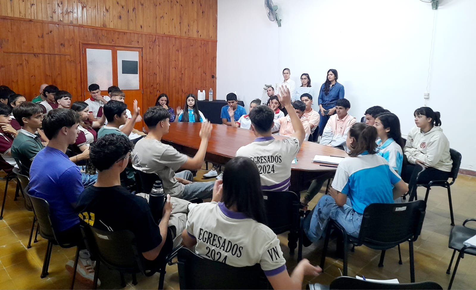 Concejo Municipal de Villa Ocampo Parte de Prensa:  última jornada de trabajo del concejo joven 2024