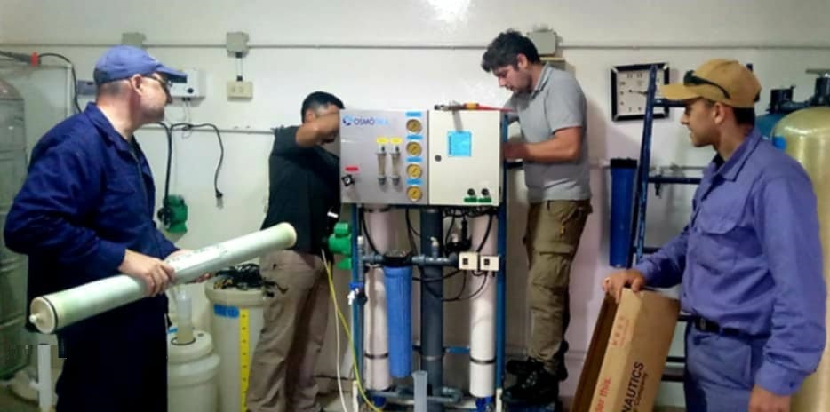 Villa Ocampo: Cotelvo Servicios. MANTENIMIENTO DE LA PLANTA DE ÓSMOSIS INVERSA