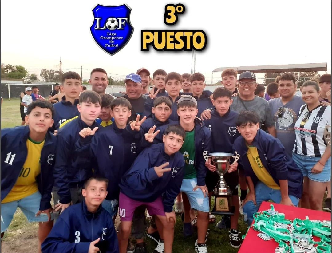 Torneo Provincial Sub14: Podio para los chicos de la ocampense