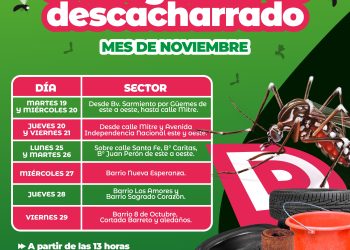 Villa Ocampo intensifica el operativo de descacharrado en noviembre