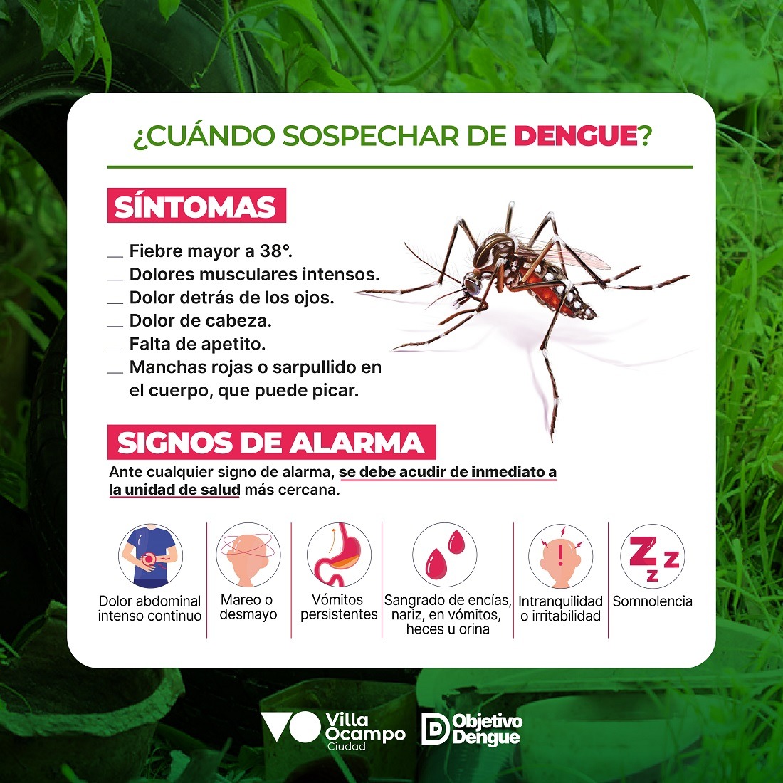 VILLA OCAMPO: SEGUIMOS TRABAJANDO EN LA PREVENCIÓN DEL DENGUE