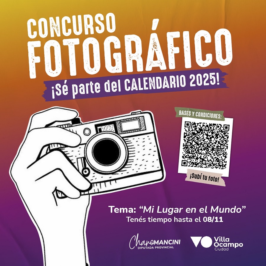 CONCURSO FOTOGRÁFICO: SÉ PARTE DEL CALENDARIO 2025