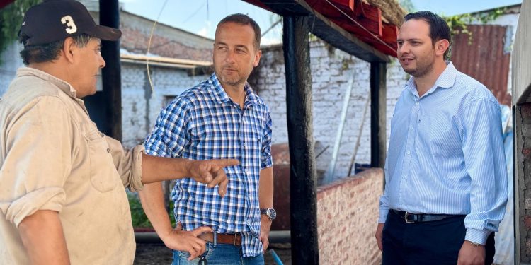 RECORRIDO POR OBRAS DE INFRAESTRUCTURA Y MEJORAS EN VILLA OCAMPO