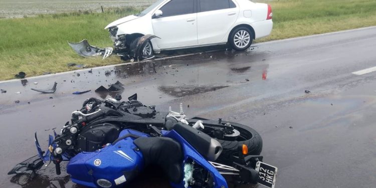 Florencia: Triple choque con saldo fatal sobre ruta Nacional N° 11