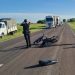 FLORENCIA: ACCIDENTE EN RUTA Nº 11 ENTRE UNA MOTO Y BICICLETA