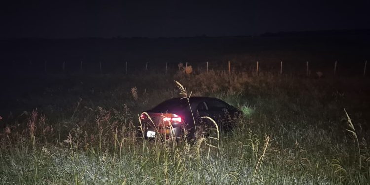 VILLA OCAMPO: Despiste en ruta N°11, afortunadamente solo se registraron daños materiales