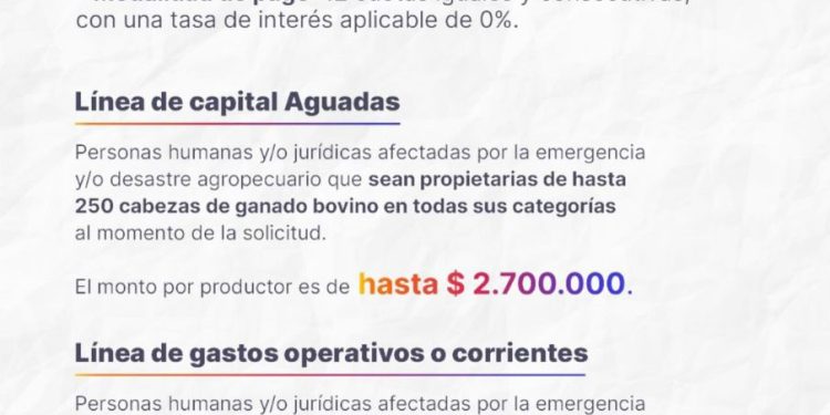 Villa Ocampo: Nuevas líneas de crédito para productores agropecuarios afectados