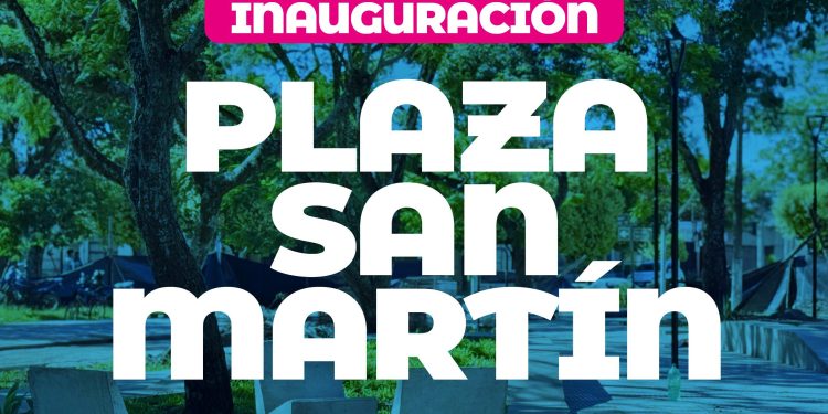 Villa Ocampo: Inauguración de la renovada Plaza San Martín: un espacio para toda la comunidad