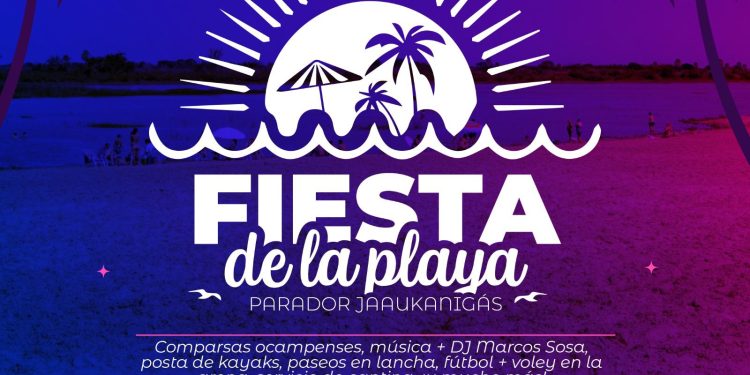 Villa Ocampo: Este domingo será la “Fiesta de la Playa” en el Parador Jaaukanigás
