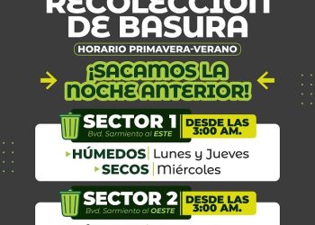 VILLA OCAMPO: RECOLECCIÓN DE RESIDUOS HÚMEDOS Y SECOS