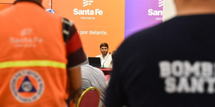 Pullaro encabezó la reunión del Comité de Emergencia por las consecuencias del temporal que afectó a los departamentos Rosario y San Lorenzo