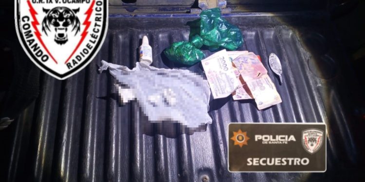 VILLA OCAMPO: Fue arrestado en una estación de servicio con cocaína en la mochila.