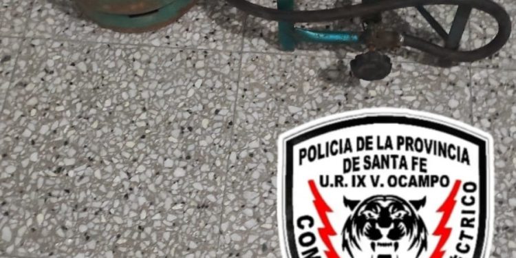 Villa Ocampo: La policia recupero elementos robados.