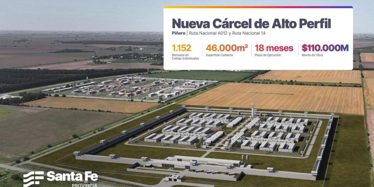 Primera Cárcel de Alto Perfil en Piñero: cómo es la obra provincial que marcará un hito en la historia carcelaria de Argentina.
