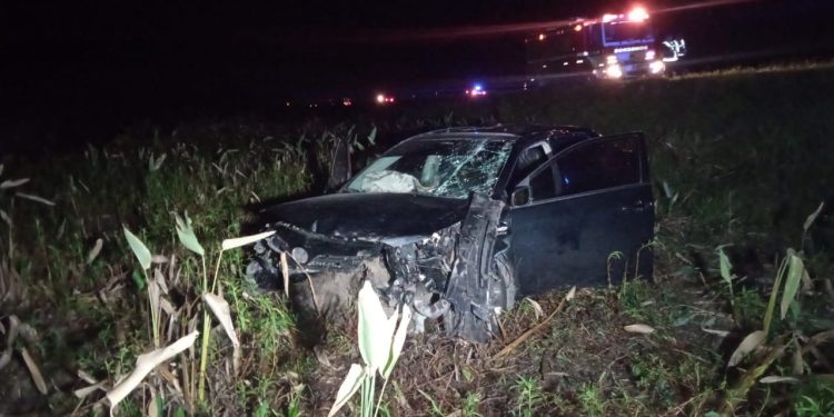 Villa Ocampo: Ruta  11 Fatal Accidente muere una mujer en accidente entre auto y moto..