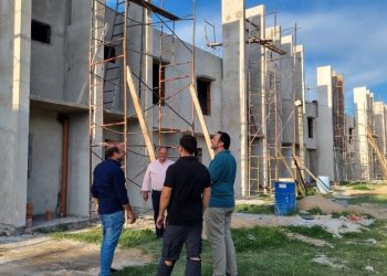 VILLA OCAMPO: VISITA DEL DIRECTOR DE VIVIENDA Y URBANISMO DE LA PROVINCIA