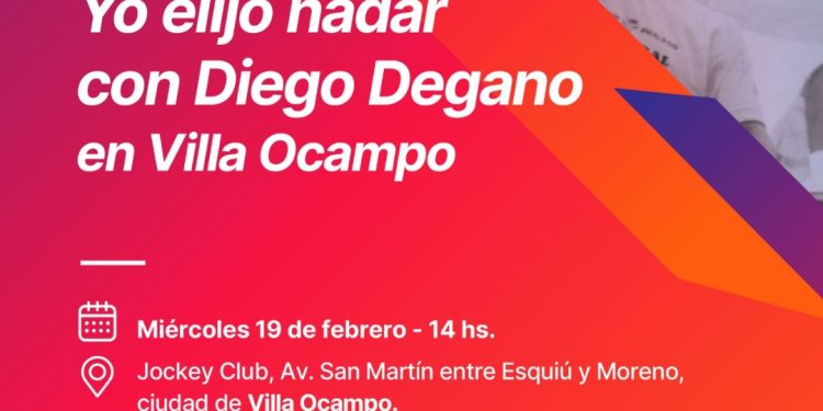 VILLA OCAMPO: UNA CHARLA QUE TE HARÁ VER EL DEPORTE Y LA VIDA DIFERENTE ¡VENÍ A ESCUCHAR A DIEGO DEGANO!