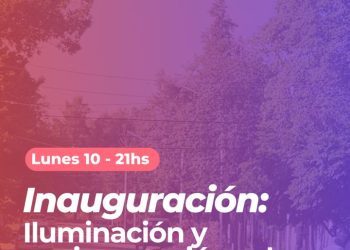 VILLA OCAMPO: INAUGURACIÓN DE UNA CUADRA DE PAVIMENTO Y TRES CUADRAS DE ILUMINACIÓN ESPECIAL LED