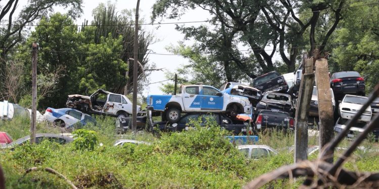 La Provincia compactará todos los vehículos en desuso del Ministerio de Justicia y Seguridad.