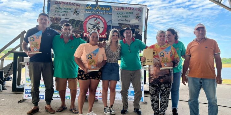 Mancini acompañó la 19° edición del Concurso de Pesca de la Palometa.