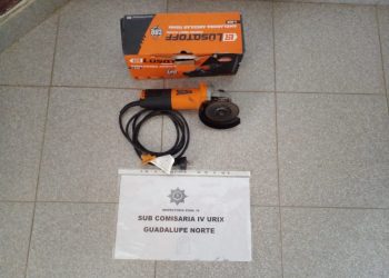  “El Timbo: Joven es detenido por robo de motocicleta y amoladora”.