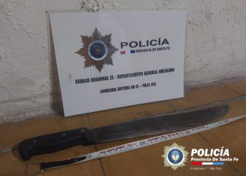 “Incidente de Amenazas Calificadas en Villa Ana: Vecino Amenaza de Muerte a Mujer con Machete”.
