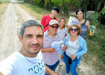 CON BUEN RECIBIMIENTO DIEGO BAJU RECORRE LA CIUDAD 