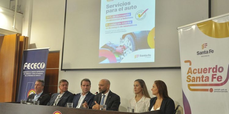 Acuerdo Santa Fe: Provincia anunció un 20 % de descuento en la compra de neumáticos y en servicios de alineación y balanceo.