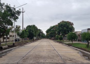 VILLA OCAMPO: QUEDÓ HABILITADA LA NUEVA PAVIMENTACIÓN DE LA CALLE BELGRANO (BARRIO OCAMPO SAMANÉS)