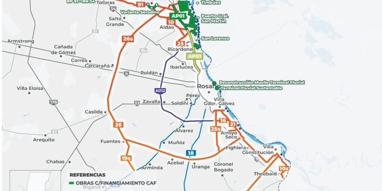Santa Fe logró financiamiento histórico para dar otro fuerte salto en obras viales en zona portuaria.