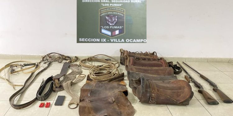 Los Pumas” de la Sección N°9 Villa Ocampo, esclarecen un Hecho de Robo Calificado.