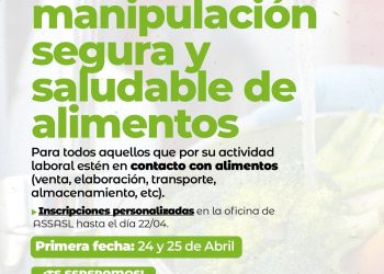 Villa Ocampo: Se abrieron  las inscripciones para el primer curso de Manipulación de Alimentos del 2025.