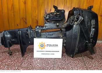 Recuperación de Motor Robado en Las Toscas.