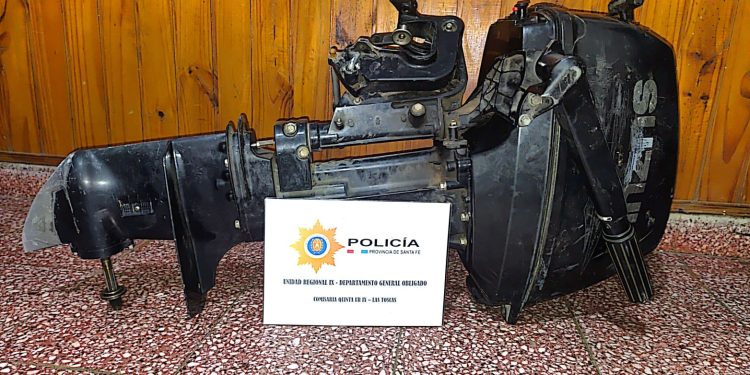 Recuperación de Motor Robado en Las Toscas.