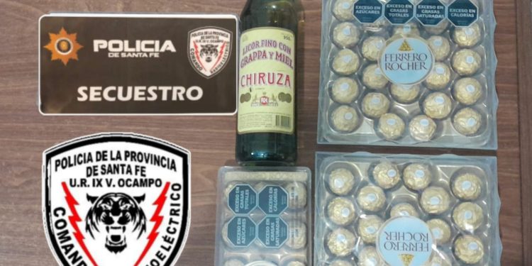 “Recuperan Mercaderías Sustraídas en Villa Ocampo: Menor Involucrado”.