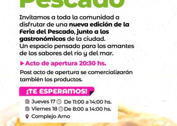 “Feria de Pescado en Villa Ocampo: Nuevo Horario este Jueves y Viernes”.