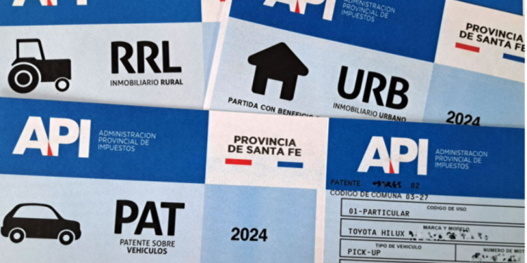 La API recuerda el vencimiento del Inmobiliario Urbano y Patente Automotor.