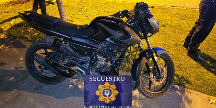 “Motocicleta con Pedido de Secuestro es Encontrada en Malabrigo”.