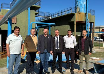VILLA OCAMPO: COMENZÓ LA OBRA DE REMODELACIÓN DE LA SEGUNDA PLANTA DE AGUA DE COTELVO.