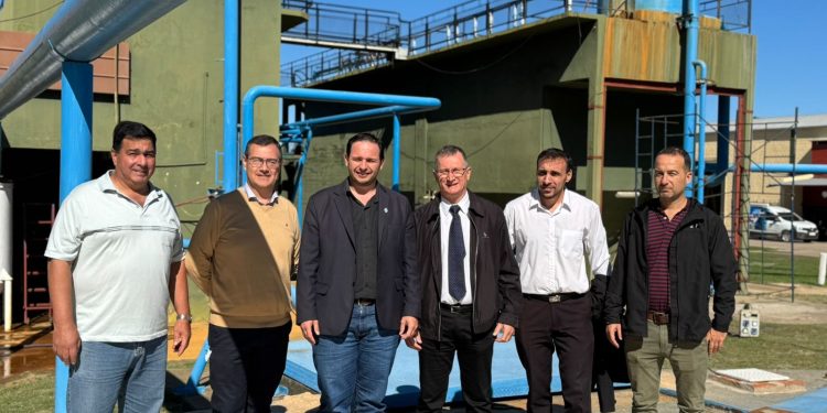 VILLA OCAMPO: COMENZÓ LA OBRA DE REMODELACIÓN DE LA SEGUNDA PLANTA DE AGUA DE COTELVO.