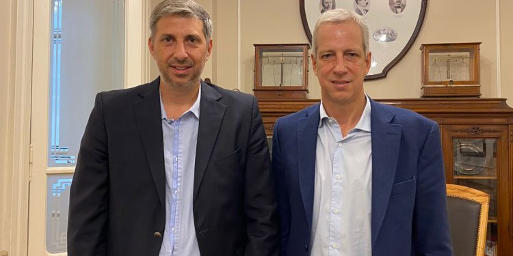 Scarpin busca articular proyectos con la Bolsa de Comercio de Santa Fe.