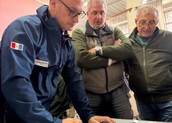 Enrico: “El trabajo previo que el Gobierno Provincial y la Municipalidad de Vera realizaron permitió que el agua escurra mucho más rápido en la ciudad”.