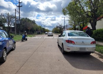 Accidente de tránsito en San Antonio de Obligado: una mujer resultó lesionada.