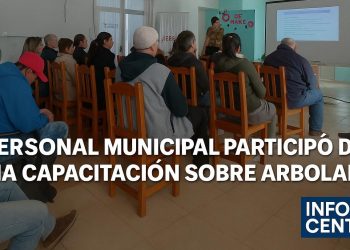 VILLA OCAMPO: PERSONAL MUNICIPAL PARTICIPÓ DE UNA CAPACITACIÓN SOBRE ARBOLADO.