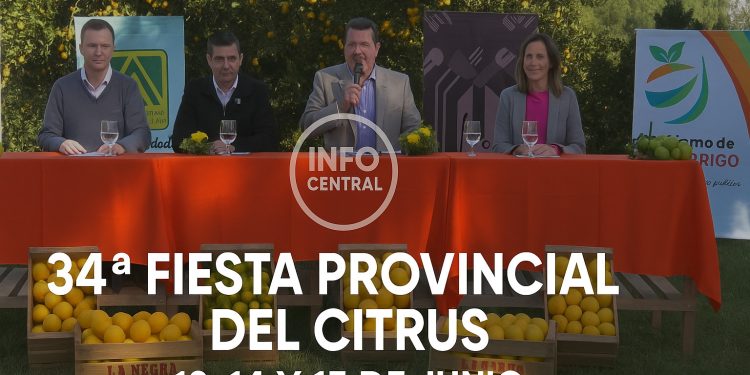 “Malabrigo celebra su identidad productiva con la 34ª Fiesta Provincial del Citrus, del 13 al 15 de junio”.