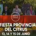 “Malabrigo celebra su identidad productiva con la 34ª Fiesta Provincial del Citrus, del 13 al 15 de junio”.