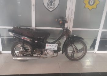  Motocicleta con pedido de secuestro por robo desde el 2010 fue incautada en un operativo en Las Toscas.